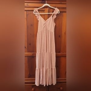 FreePeople Beach soft pink maxi dress size xs